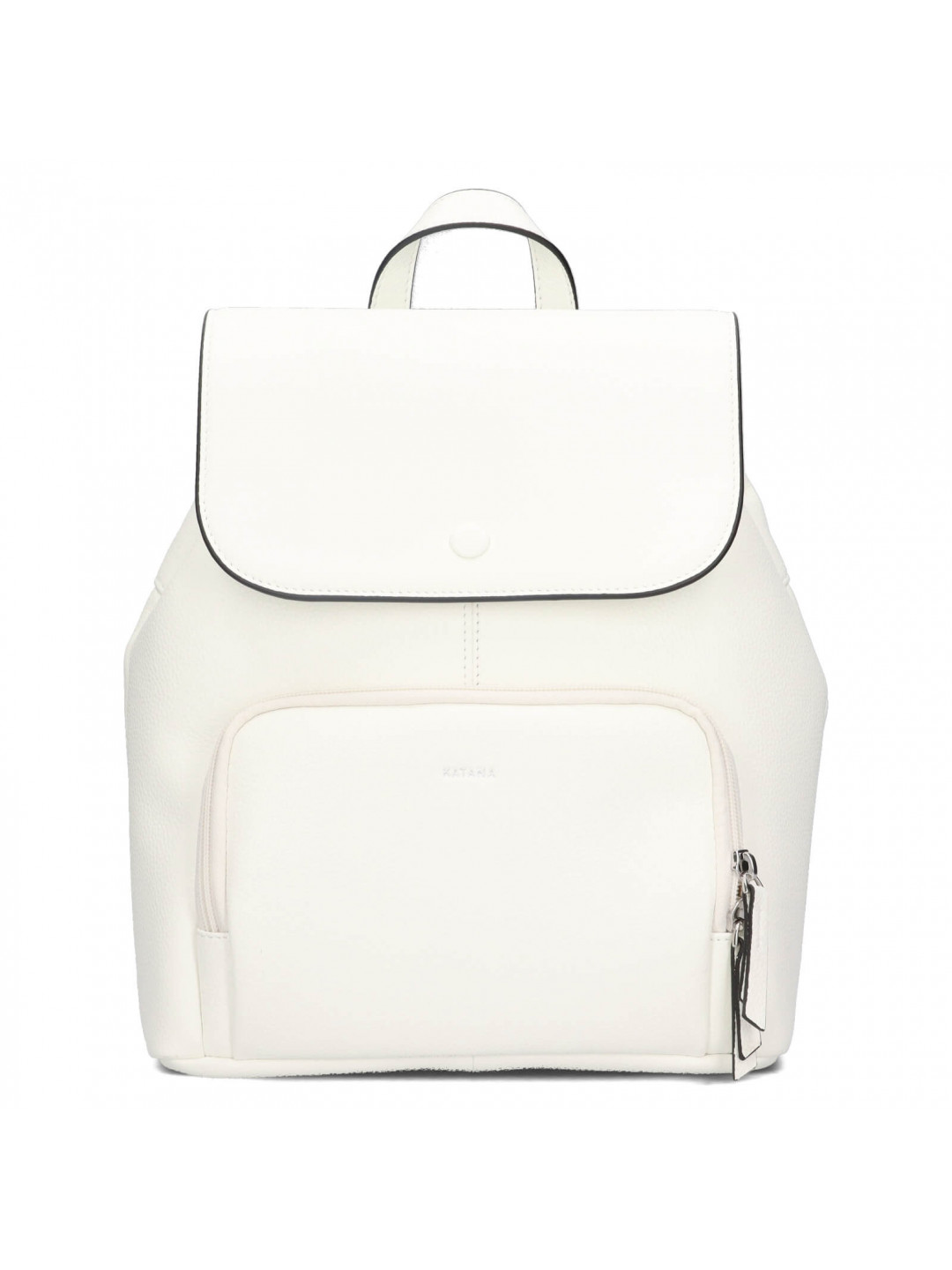 Dámský kožený batoh Katana Suzelle – bílá